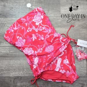 SeaFolly Drawstring Bandeau DD Cup One Piece Swimsuit Size 6